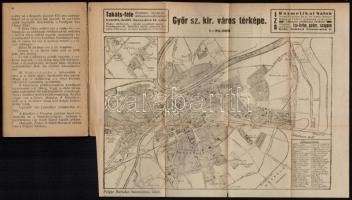 Győri kalauz. Összeállította: Török Pál. Wolf Gyula bizománya. Győr, 1920, Győri Hírlap Nyomda, 100 ...