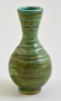 Gorka Géza (1894-1971): Kis váza. Mázas kerámia, jelzett (Nógrádverőce), restaurált, m: 14 cm