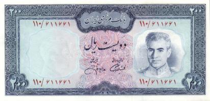 Irán 1971-73. 100R Sign.13 T:I