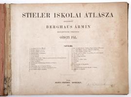 1873 Stieler iskolai atlasza. 1 térkép hiánnyal
