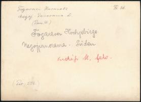 cca 1910 Fogarasi-havasok, kilátás a Negojról, Erdélyi Mór felvétele, hátulján feliratozva, pecsétte...