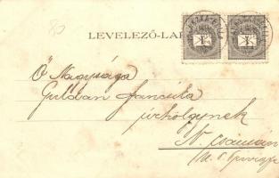 1899 Lednicróna, Lednicz-Rovne, Lednicz-Rownye, Lednické Rovne; Kapelle, Kastell, Glasfabrik. Druck ...