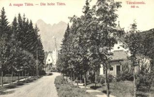 Tátralomnic, Tatranska Lomnica (Tátra); Templom. Divald Károly kiadása / church