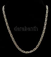 Ezüst(Ag) nyaklánc, jelzett, h: 56 cm, nettó: 17,5 g