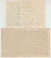 Németország / Weimari Köztársaság 1922. 1000M + 1923. 20.000M + 1.000.000M + 100.000.000M T:III
Ger...