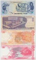 Fülöp-szigetek 1978. 2P + 1999. 100P + 2012. 20P + 2015. 50P T:I-,II,III
Philippines 1978. 2 Piso +...