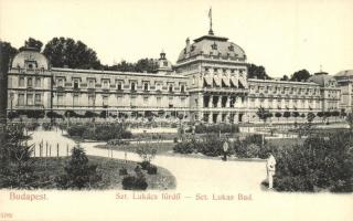 Budapest II. Szent Lukács fürdő. Taussig Arthur kiadása