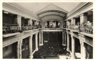 Budapest XI. Hotel Gellért szálloda, Pezsgőfürdő, fürdőzők