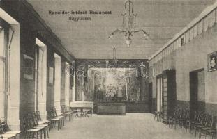 Budapest IX. Ranolder Intézet, Nagyterem, belső