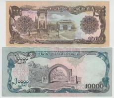 Afganisztán 1979. 50A + 1991. 1000A + 1993. 10.000A + 2002. 1A + 2A T:I,III
Afghanistan 1979. 50 Af...