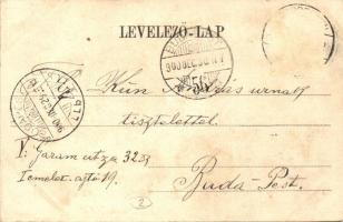 Debrecen, Kossuth utca. Pongrácz Géza kiadása Kiss Ferencz eredeti fényképe után (r)