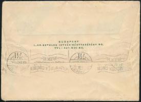 1937 Vitéz Aggházy Kamil (1882-1954) levele özv. Niedziwulski Józsefnének "Bem tábornok megvasa...