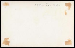 1940 Kolozsvár a bevonulás után (szept. 26.), 3 db fotó, hátuljukon feliratozva, 9×14,5 cm + 1 db cs...