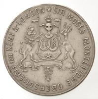 ~1900. "Sir Moses Montefiore" öntött medál (18,71g/38mm) T:2,2- anyagfelesleg
~1900. &quo...