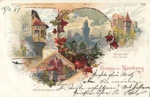 1899 Nürnberg litho