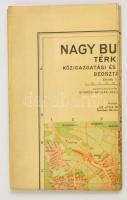 cca 1947 Nagy-Budapest térképe, 1:30000, Honvéd Térképészeti Intézet, 86,5×104 cm