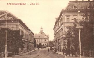 Nagybecskerek, Zrenjanin, Veliki Beckerek; Jókai utca. Mangold Lipót kiadása / street view (kis szakadás / small tear)