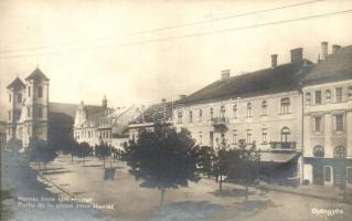 1926 Gyöngyös, Hanisz Imre tér, templomok