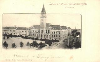 1901 Hódmezővásárhely, Városháza. Reisz bazár kiadása