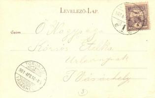 1901 Hódmezővásárhely, Városháza. Reisz bazár kiadása