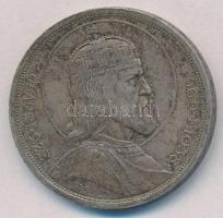 1938. 5P Ag "Szent István" T:2 patina Adamo P8.1