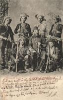 Constantinople, Istanbul; Groupe de Lazes / Laz people, Turkish folklore (r)