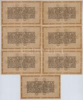 1946. 10.000P (7x) közte sorszámkövetők (2+4) és 1db közeli sorszám T:I-,II