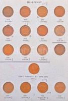 Ausztrália 1911-1964. 1/2p Br (62xklf) sérült gyűjtői albumba rendezve T:2,2-
Australia 1911-1964. ...