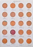 Ausztrália 1911-1964. 1/2p Br (62xklf) sérült gyűjtői albumba rendezve T:2,2-
Australia 1911-1964. ...