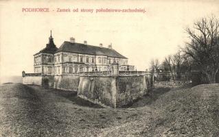 Pidhirsti, Podhorce; Zamek od strony poludniowo-zachodniej / castle