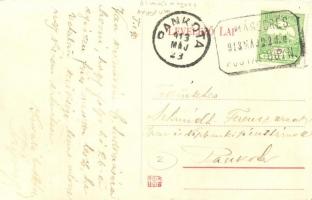 Almásegres, Ágris, Agrisu Mare; Tripon házak, utcakép + P.U. pecsét / street view with Tripon houses...