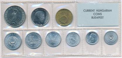 1972. 2f-10Ft (9xklf) érmés forgalmi sor fóliatokban T:1 Adamo FO5