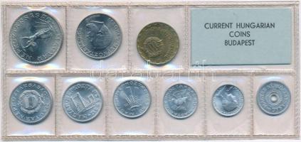 1977. 2f-10Ft (9xklf) érmés forgalmi sor fóliatokban T:1 Adamo FO10