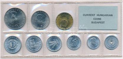 1978. 2f-10Ft (9xklf) érmés forgalmi sor fóliatokban T:1 Adamo FO11