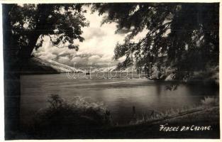 Kazán-szoros, Cazane; Foto Miklós - 2 db régi fotó képeslap / 2 pre-1945 photo postcards