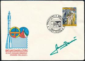 1980 Farkas Bertalan űrhajós aláírása Interkozmosz FDC-n