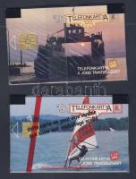 1991 2 db bontatlan Balaton telefonkártya