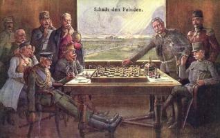 Schach den Feinden / WWI Chess of the Enemies. B. K. W. I. 259-172.