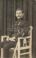 Osztrák-magyar huszár katona / Austro-Hungarian hussar. Demmer József photo (EM)