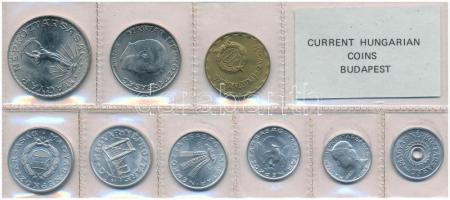 1980. 2f-10Ft (9xklf) érmés forgalmi sor fóliatokban T:1 Adamo FO13