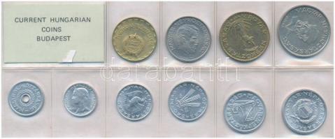 1983. 2f-20Ft (10xklf) érmés forgalmi sor fóliatokban T:1 Adamo FO16