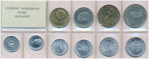 1984. 2f-20Ft (10xklf) érmés forgalmi sor fóliatokban T:1 Adamo FO17