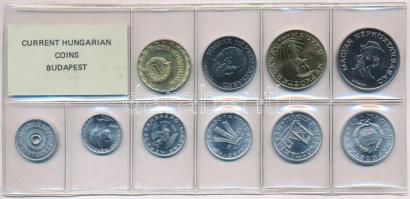 1986. 2f-20Ft (10xklf) érmés forgalmi sor fóliatokban T:1 Adamo FO19