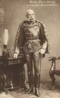 Kaiser Franz Joseph in ungarischer Husaren-Uniform / Ferenc József huszár egyenruhában / Franz Joseph I in Hungarian hussar uniform + SM Schiff Árpád Marinefeldpost
