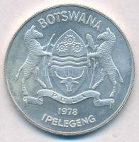 Botswana 1978. 5P Ag "Nyársas antilop" T:1,2-
Botswana 1978. 5 Pula Ag "Gemsbok"...