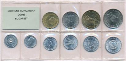 1989. 2f-20Ft (10xklf) érmés forgalmi sor fóliatokban T:1  Adamo FO22