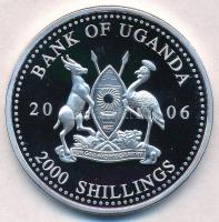 Uganda 2006. 2000Sh Ag "A labdarúgás halhatatlanjainak csarnoka - Spanyolország 2000-es évek / ...