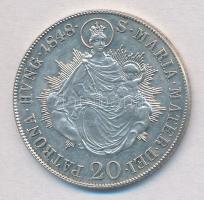 1848B 20kr Ag "V. Ferdinánd" T:1- juszt. 
Adamo B5