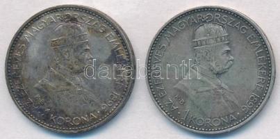 1896KB 1K Ag "Millenium" (2x) T:2,2- patina
Adamo K5.2