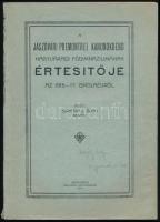 1917-1918 2 db Nagyváraddal kapcsolatos nyomtatvány: 
1917 A jászóvári premontrei kanonokrend nagyv...